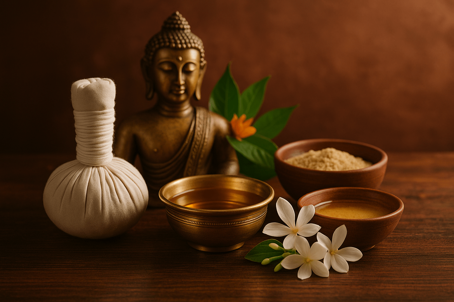 Ayurveda Hindú en la práctica del masaje.master ayurveda